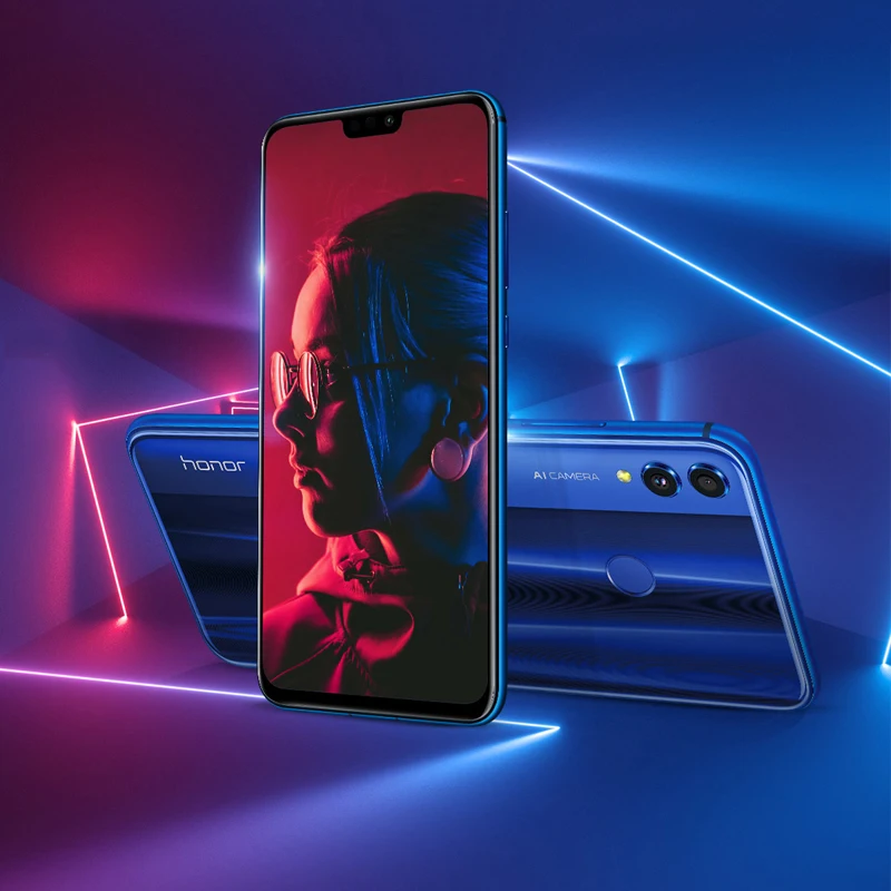 Глобальная версия Honor 8X6 5 &quotсмартфон LTE Kirin 710 Восьмиядерный Android 8 1 отпечаток