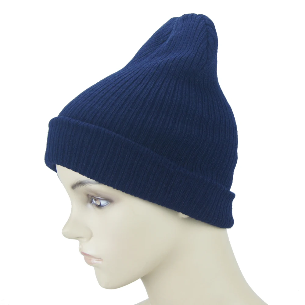 Новинка 2017 зимние шапки одноцветная шапка для женщин унисекс простые теплые