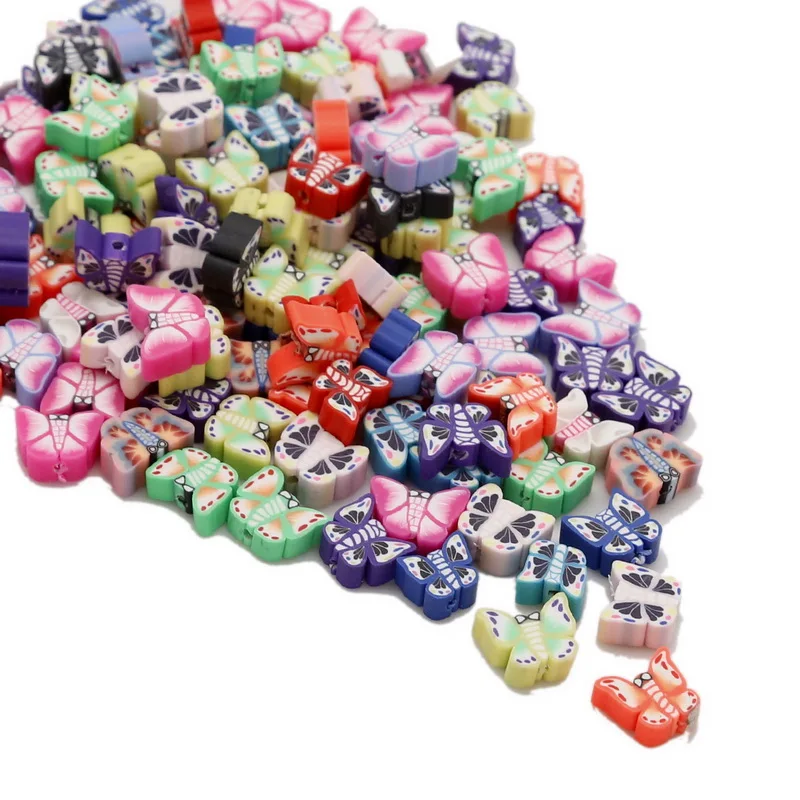 25 шт./лот разноцветные фурнитура для украшения сделай сам бусины из полимерной