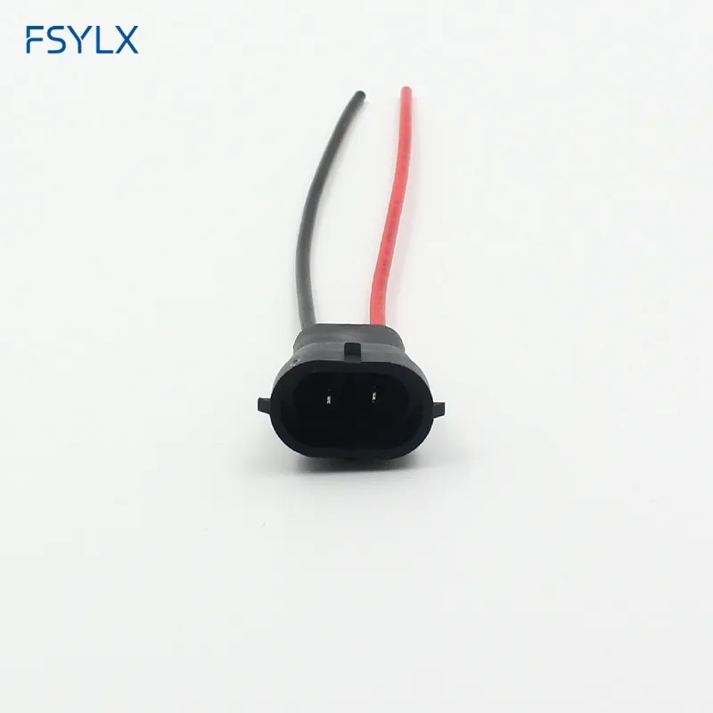 FSYLX H8 H11 H27 881 светодиодный разъем H9 Мужской Разъем держатель лампы жгут проводов