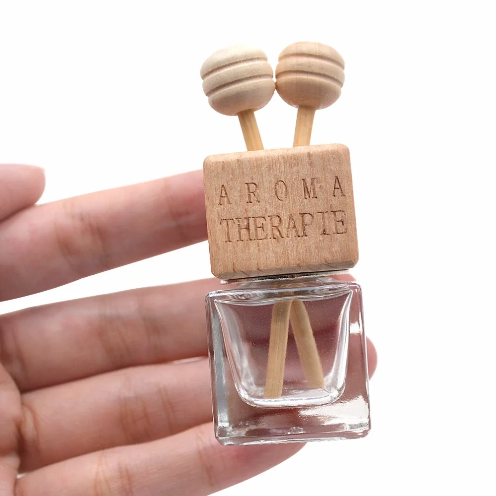 Car Air Freshener Hanging Glass Bottle Without Liquid Perfume Clip For Essential Oils Diffuser Vent Outlet Ornament | Автомобили и