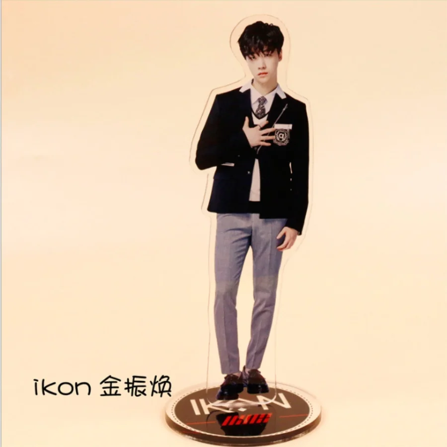 Kim Jin Hwan Kpop IKON Members стоячий экшен-стол Декор Бобби Б. И акриловая фигурка стэнди кукла 21 см - Цвет: Kim Jin Hwan
