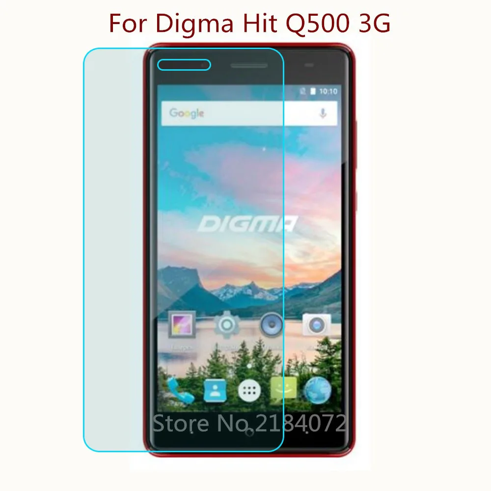 9H 2.5D Защитная пленка для экрана стекло телефона Digma Hit Q500 3G закаленное смартфона