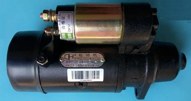 Fast Shipping starting motor QD1332D 12V 12 teeth diesel engine ZS1110 S1110 a suit for Changchai Changfa and chinese brand |