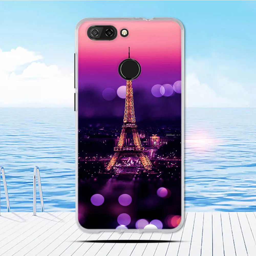 for ZTE blade V9 Case Silicon 3D Painting Flower Soft TPU Back Cover Blade Funda Protect Phone Cases Shell | Мобильные телефоны и