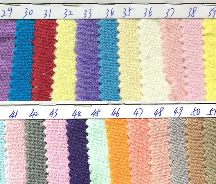 Домашний текстиль CVC ткань полотенца ткань/экологически чистый абсорбирующий