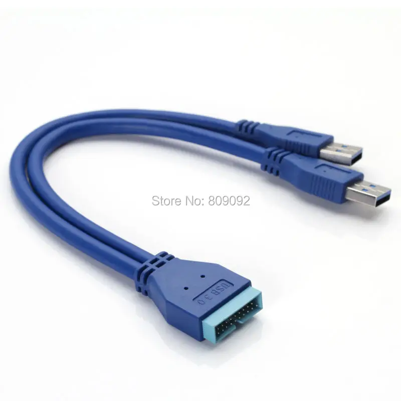 2 порта USB 3 0 A папа к 20 контактному разъему материнской платы|20 pin motherboard|cable adapter2 ports