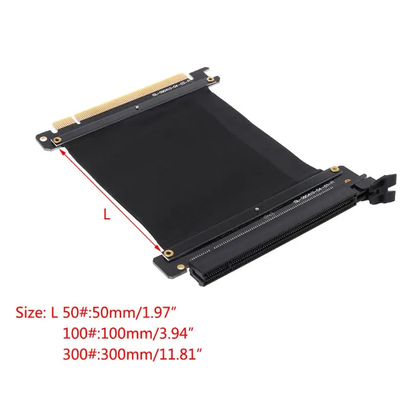 Гибкий кабель PCI Express 16x переходная карта Удлинительный порт адаптер видеокарты