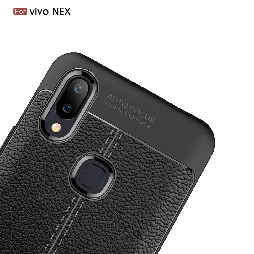 ДЛЯ VIVO NEX standard 6 59 &quotчехол для телефона Защитный смартфон мягкий Litchi striae