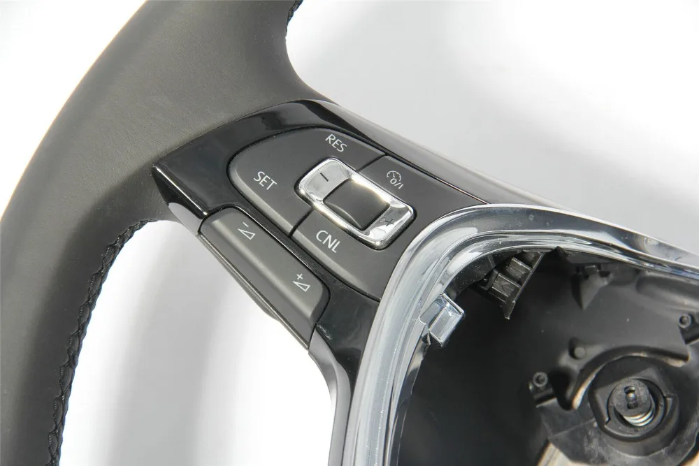 Черный кожаное рулевое колесо для J-ВАВТ MK6 MKVI Passat 5G0419091 5NG419091ACYT 5G0 419 091