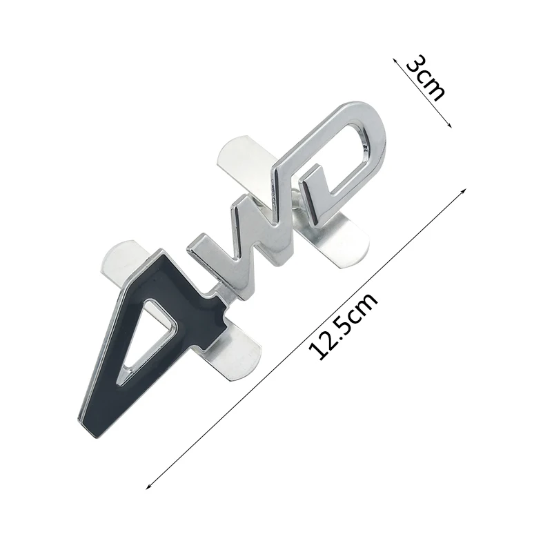 Автомобильный Стайлинг 4WD Передняя решетка эмблема наклейка на автомобиль