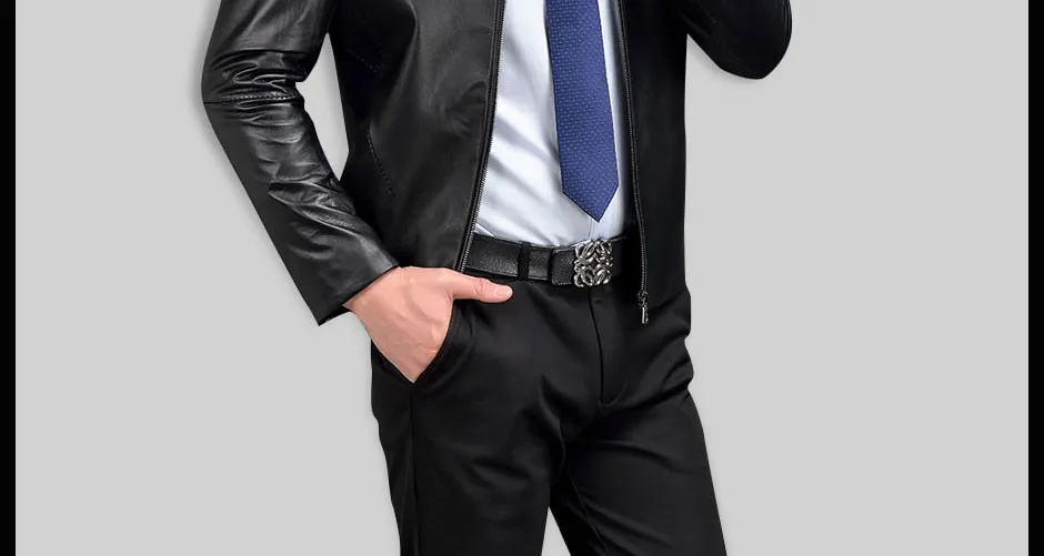AIBIANOCEL мужские Куртки из натуральной овчины, Jaqueta De Couro Masculina, мужские куртки из чистой кожи на весну и осень