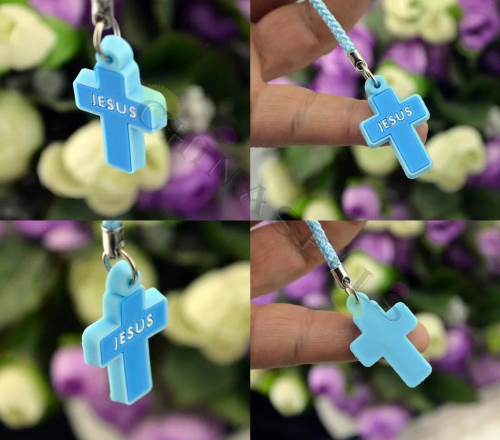 800 шт. сумка на цепочке для телефона с христианским крестом Сумка подвеской в виде