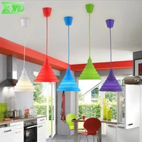 modern flexible silica gel dining room pendant lamp foyerstudybookshopcoffee house indoor chandelier e27 110 240v
