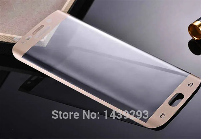 Цветное закаленное стекло с полным покрытием для Samsung S 6 Edge Защита экрана Galaxy S6 G9250