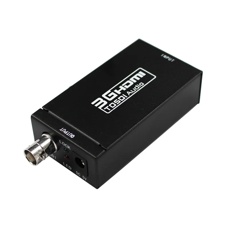 1 штука только Мини 3g 1080P HDMI To SDI SD-SDI HD-SDI 3G-SDI HD видео конвертер с адаптером питания в розницу посылка