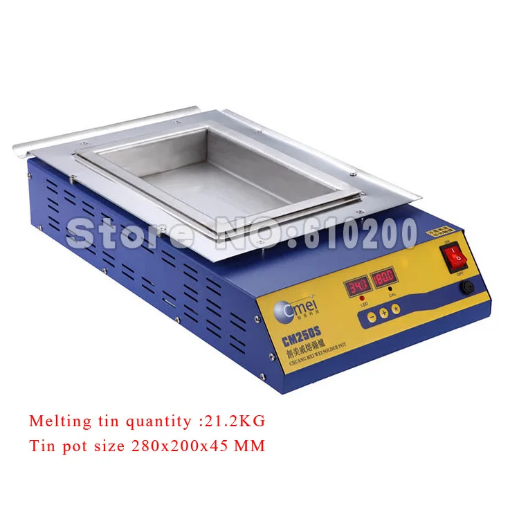 

280S Lead-free Double Digital Solder Pot Soldering Soldering Desoldering Bath 280*200*45mm 21.2KG 2000W YSF-1000