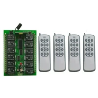 dc 12v 24v 10a 12 ch 12ch rf wireless remote control switch system transmitter receiverlampgarage doorshutters window