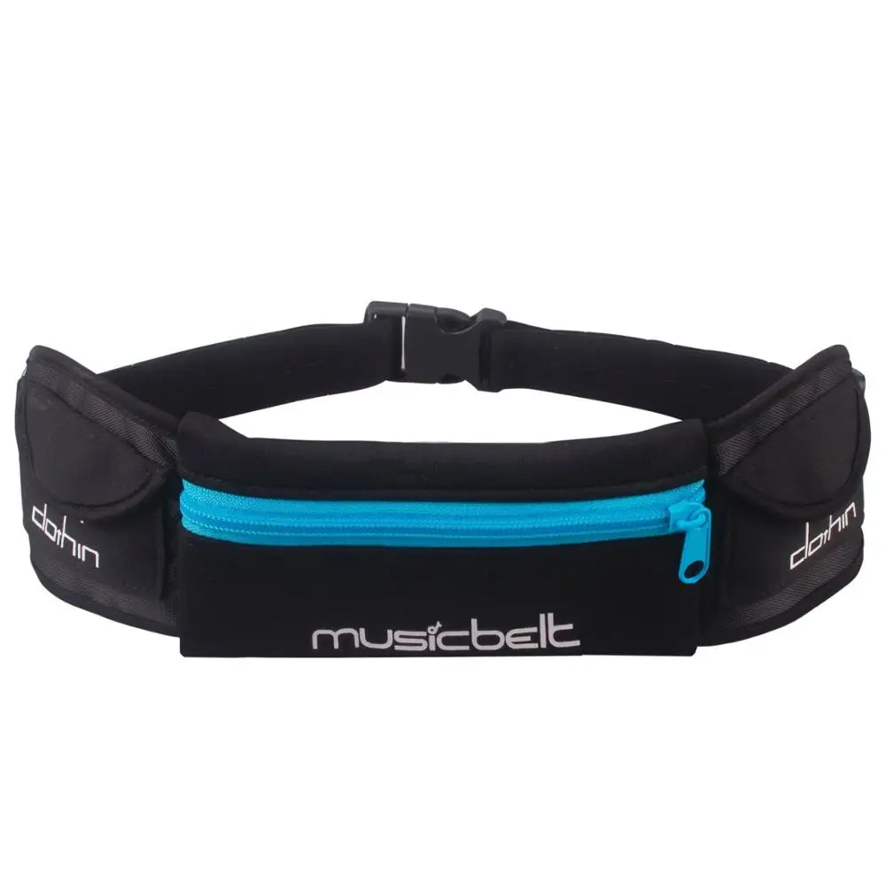 BLUE (ONE SIZE) Мужская и женская забавная поясная сумка легкая и влагостойкая большая емкость до " телефон для бега пешего туризма C92310 - Цвет: BLUE (ONE SIZE)