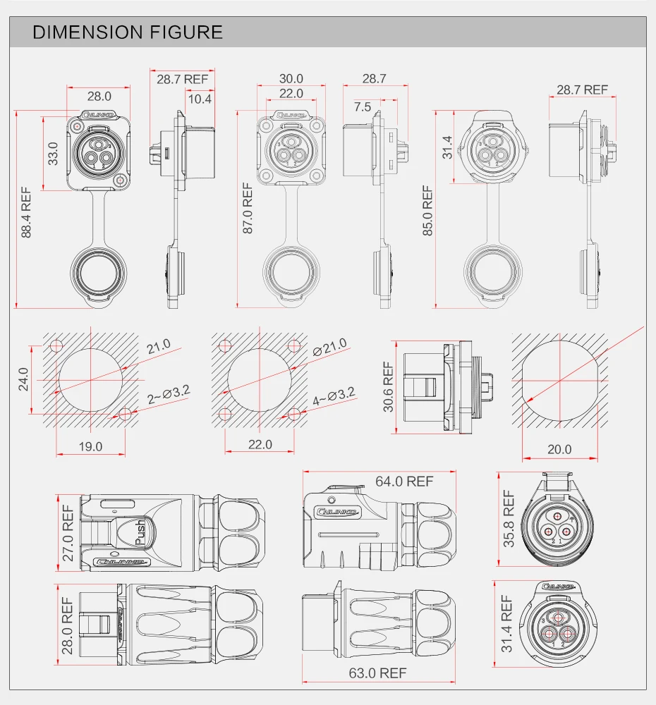 Новое поступление UL M20 2-12 Pin многоядерных Мощность и сигнальный разъем для светодиодный светильники