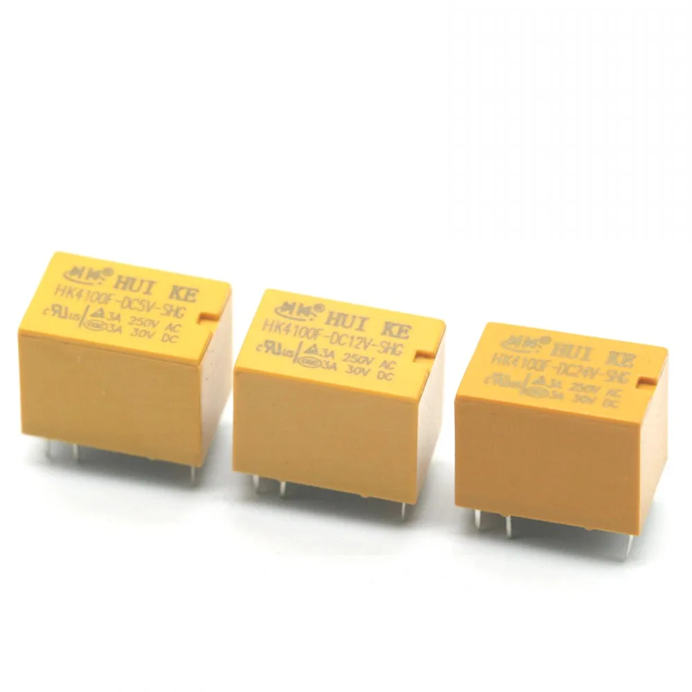 50 шт. реле HK4100f-DC3V-SHG HK4100F DC5V-SHG HK4100FDC12V-SHG HK4100F-DC24V-SHG DIP6 3A 250 В переменного тока/3A 30 В постоянного тока