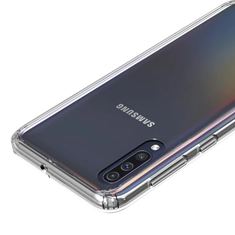 Для samsung A30 чехол с украшением в виде кристаллов бампер прозрачный жесткий акриловый чехол для мобильного телефона для Galaxy A50 A40 A20 A10 A70 M10 M20 M30 S10 плюс S10E S 10