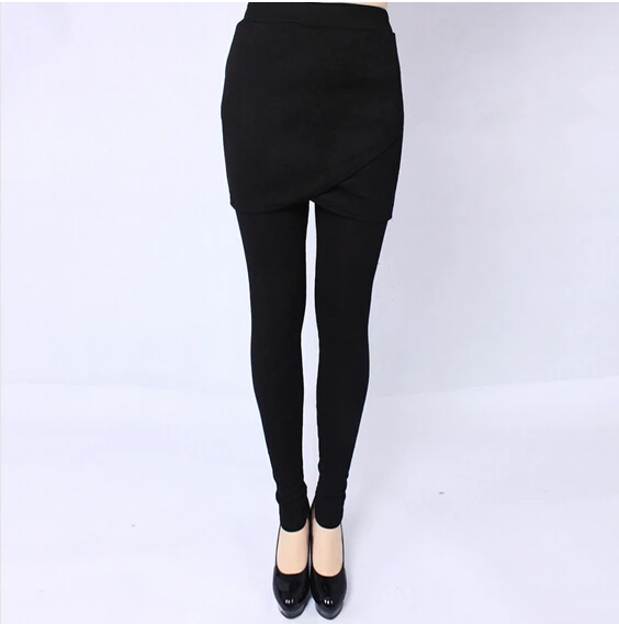 Хит! XL-5XL 2015 женские зимние теплые штаны повседневные плотные бархатные узкие