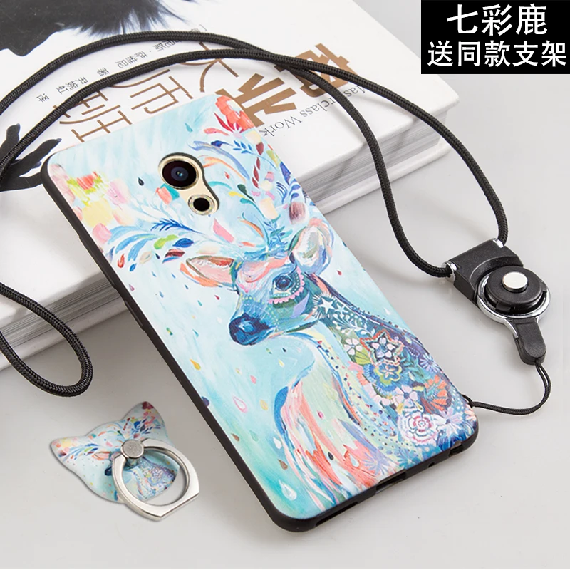 Hot Mermaid case Meizu pro 6 Case Cartoon Cover for phone cases with finger ring 100% BiNFUL |