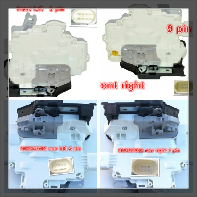 Для Vw для Audi q3 q5 q7 A4 B8 b6 для Skoda Superb Seat Ibiza привод замка левой и правой двери 8K0839015 3C4839015A 8J2837016A