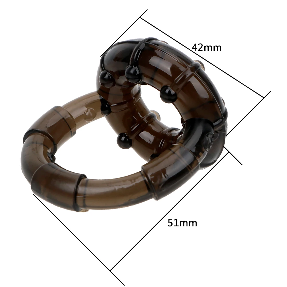 2 стиля эластичное кольцо для пениса Мошонка Кольцо мужское целомудрие