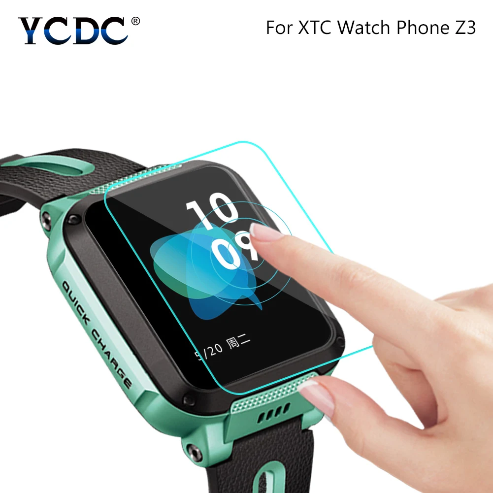 0,26 мм 2.5D Закаленное стекло экран Proetctor Smartwatch экран Защитная пленка для XTC Z3 Z5 Y03 телефон часы Смарт Часы Крышка