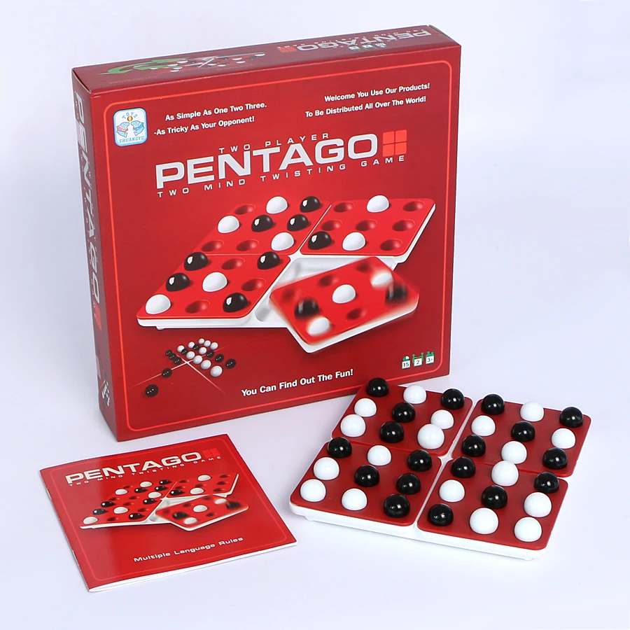 Популярная игра PENTAGO Mind Twister для детей и взрослых интеллектуальные Обучающие
