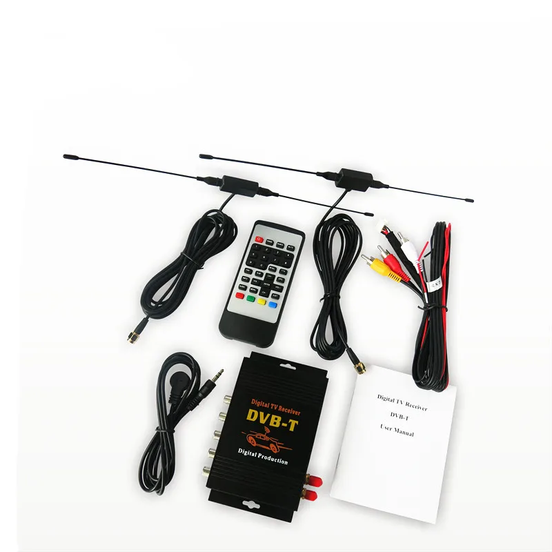 Цифровая наземная ТВ приставка Hiriot двойной тюнер/антенна DVB T MPEG4 MPEG2 для