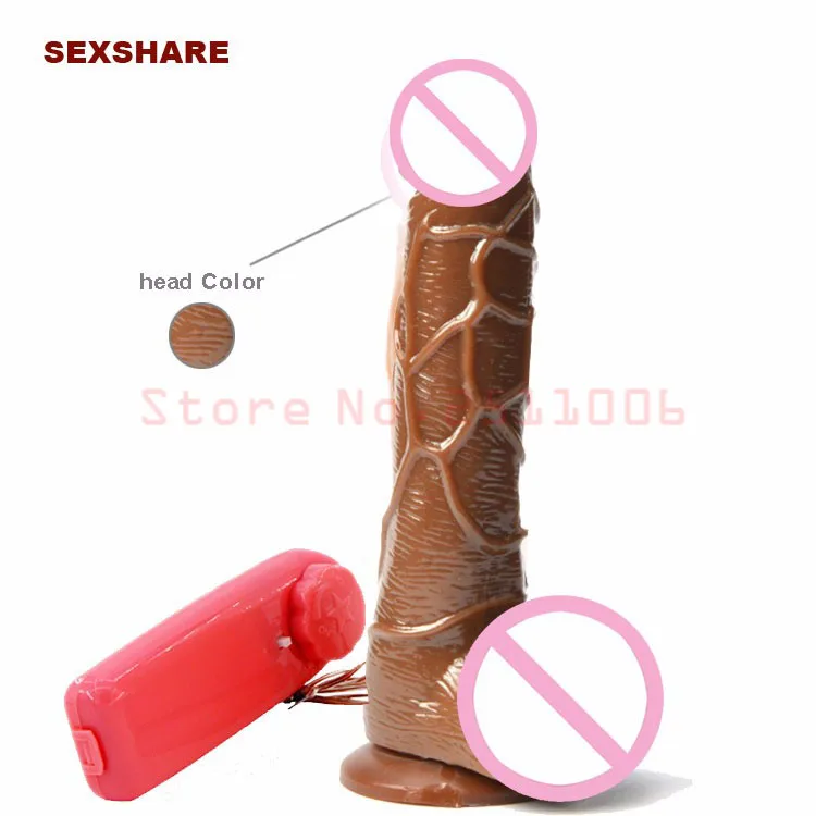 Мультискоростной вращающийся фаллоимитатор вибратор реалистичный с сильной