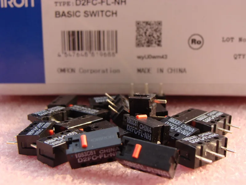 Оригинальный OMRON D2FC FL NH красная точка мышь микро переключатель промышленный