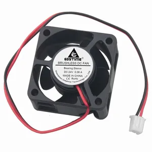 Вентилятор охлаждения Gdstime, 10 шт., 40 мм x 20 мм, 24 В постоянного тока, бесколлекторный кулер, 40x40x20 мм, 4020 втулка, бесшумный радиатор, 4 см