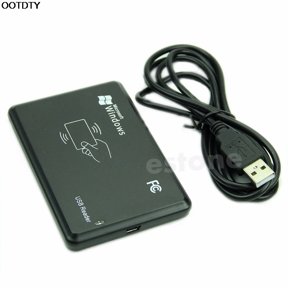 USB RFID Бесконтактный датчик приближения Смарт-считыватель ID карт 125 кГц EM4100 Window7-L059 горячий
