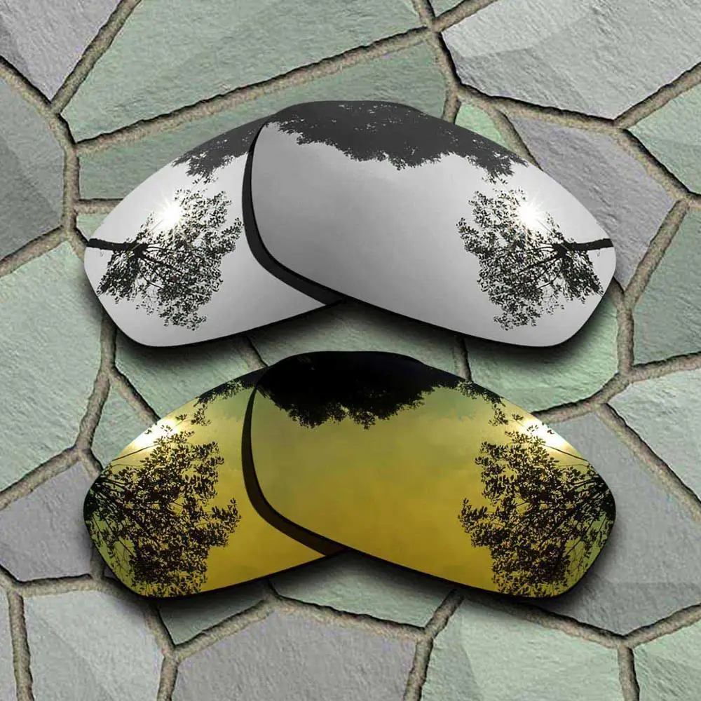 Chrome-Yellow Golden Солнцезащитные очки поляризованные Сменные линзы для Oakley Juliet-variets - Цвет линз: Chrome-Yellow Golden