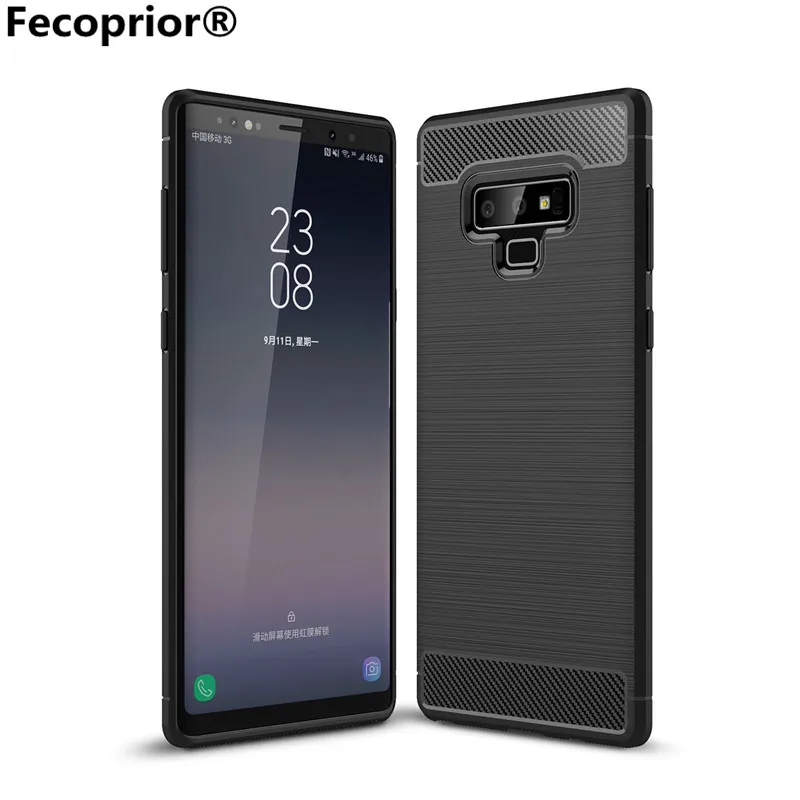 Note9 чехол для Samsung Galaxy Note 9 задняя крышка из углеродного волокна роскошный