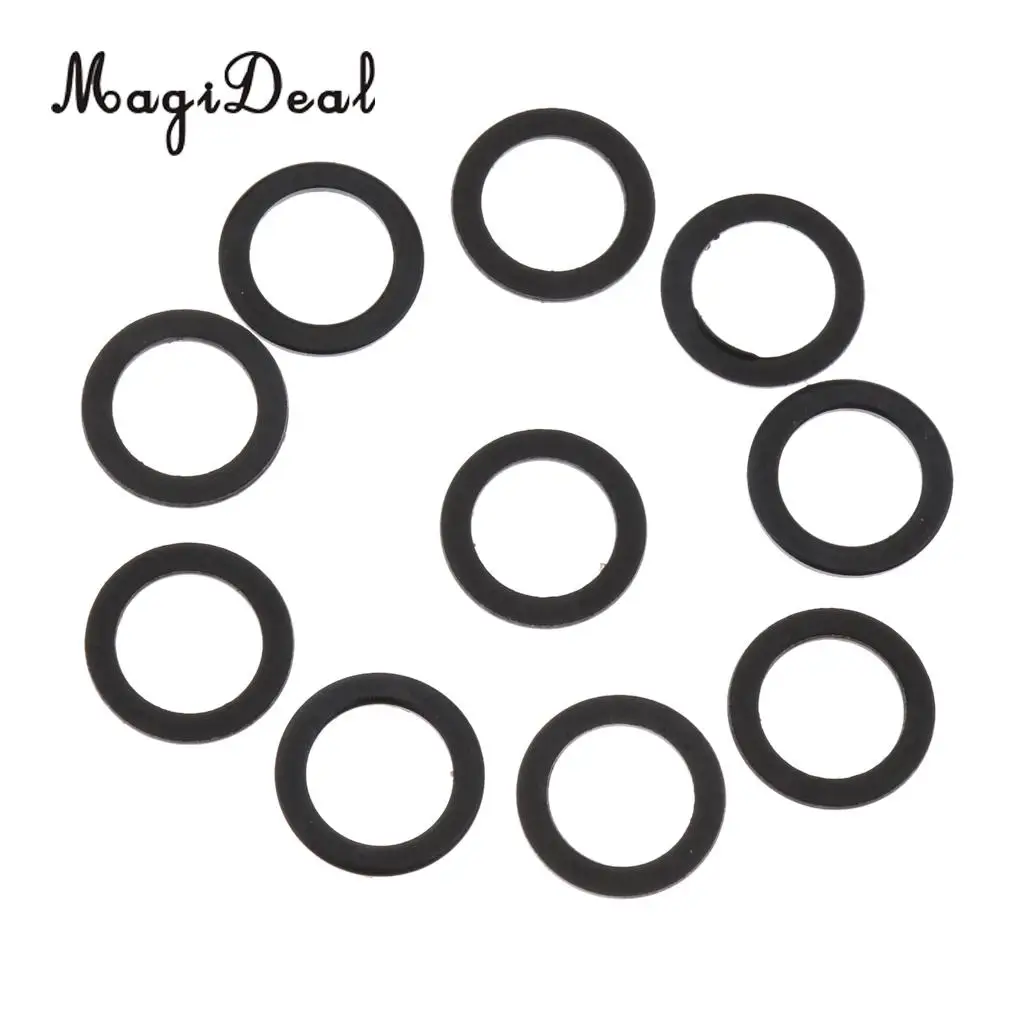 

MagiDeal 10pcs Longboard Speed Washers Skateboard Bearing Speed Ring Hardware 10mm Bodyboard Skate Board & Accessories
