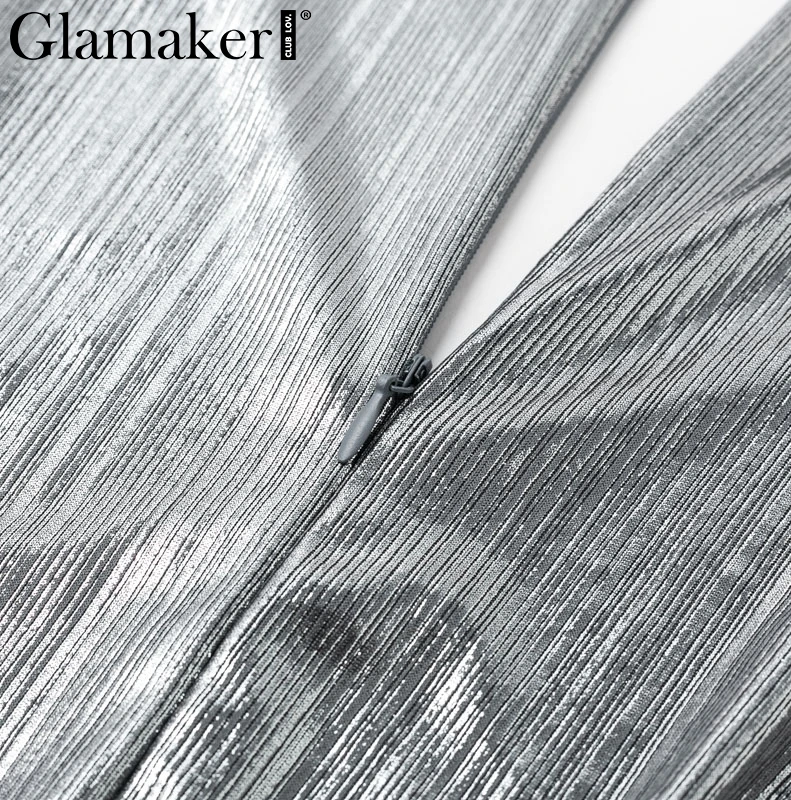 Glamaker, атласный пояс, длинный рукав, сексуальное женское платье, плиссированные, короткие, вечерние, для клуба, мини-платье, женское, v-образный вырез, шикарное платье, осень, vestidos