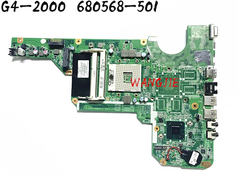 Материнская плата для ноутбука HP G6 2000 G4 G7 DA0R33MB6F1 DA0R33MB6E0 680568 501 001 100% полностью