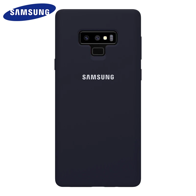 Силиконовый чехол для Samsung Note9 100% оригинальная задняя крышка деловой роскошный