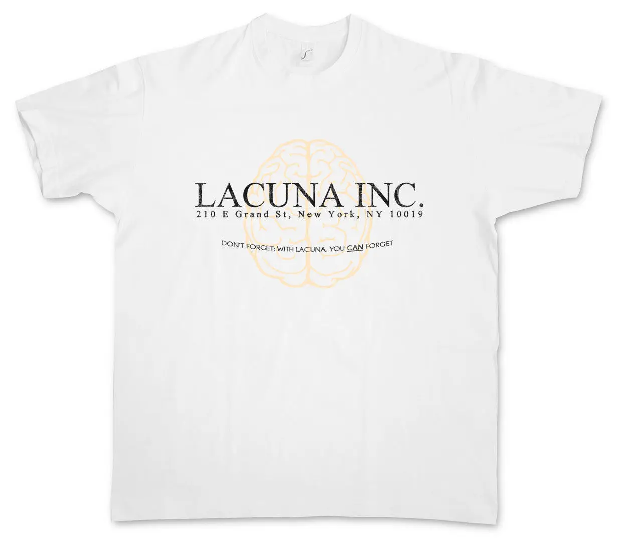LACUNA INC. Мужская футболка с коротким рукавом брендовая надписью Eternal Sunshine of the Sign 2018