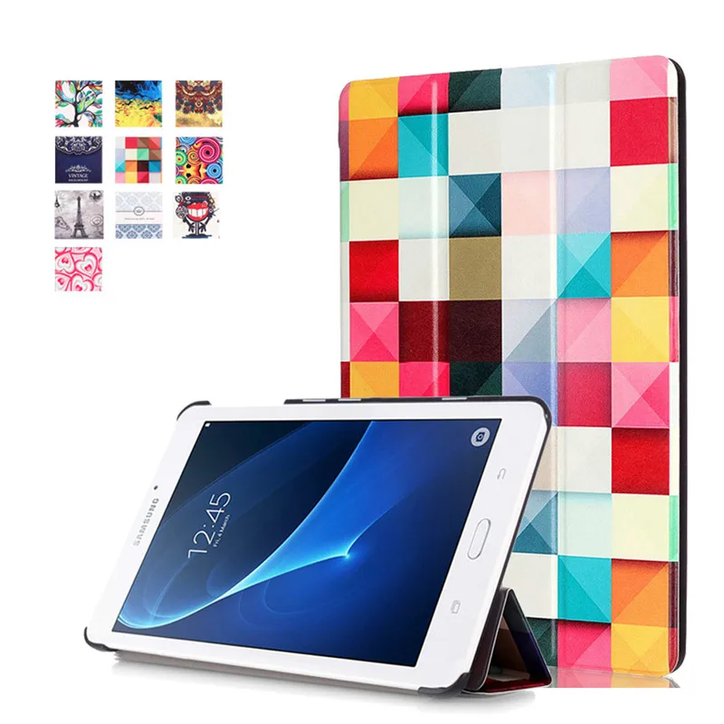 Для Samsung Galaxy Tab A 7 0 T280 T285 22016 чехол с 3D рисунком из искусственной кожи кошелек Флип a6