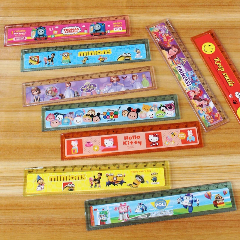 6 шт. в партии Обучающие Канцтовары разные Мультяшные прозрачные пластиковые