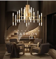 luxury golden pendant lamp loft pendant light indoor decorative lighting suspension luminaire lustre pendente sala de jantar