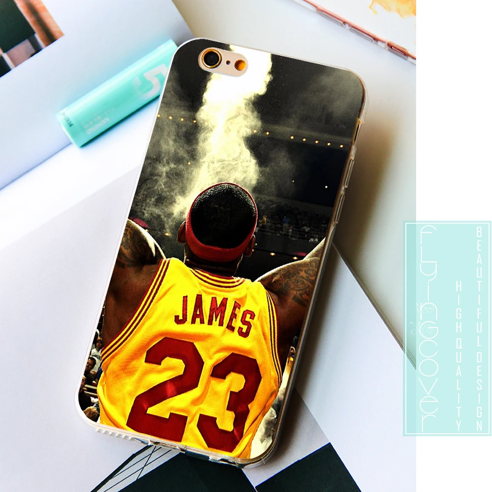 Coque LeBron James NBA прозрачные мягкие силиконовые чехлы для телефонов iPhone XS Max XR X 7 8 6 S Plus