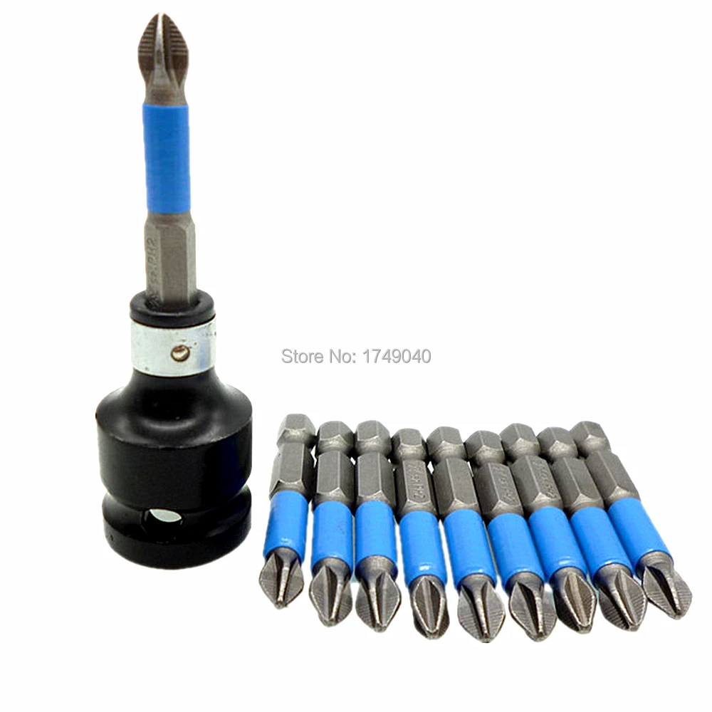 10 шт. 1/4 &quotШестигранным хвостовиком PH2 отвертка Philips Bits 50 миллиметровый магнитный