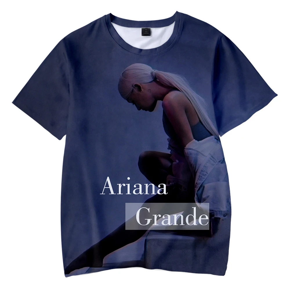 Ariana Grande/Модная простая Удобная популярная детская футболка с 3D принтом